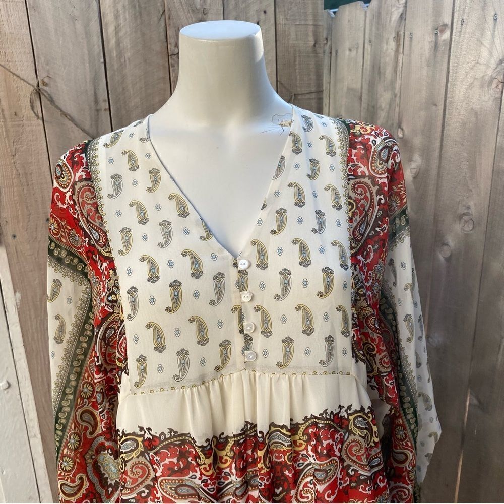 Mango paisley dress size small - Picture 10 of 15